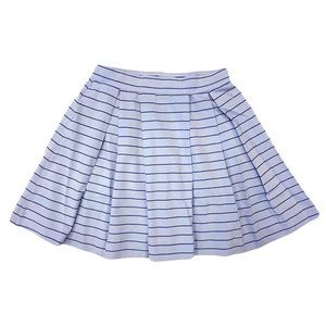 BOAST Women's Light Blue
Pinstripe Pleated Tennis‎ Style Skirt NWOT